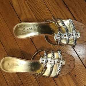 Guess Women's Gold Sandals